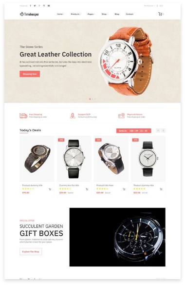 Watch ecommerce website